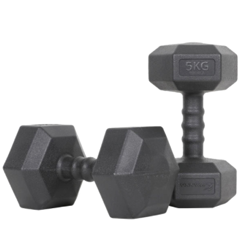 코리아스포츠 아이워너 맨즈 육각아령 세트 (5kg, 2개)