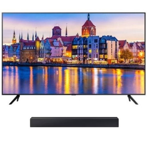 삼성전자 Crystal UHD KU85UC7000FXKR (스탠드+사운드바, HW-C400)
