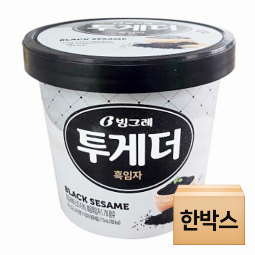 빙그레 투게더 흑임자 710ml (6개)