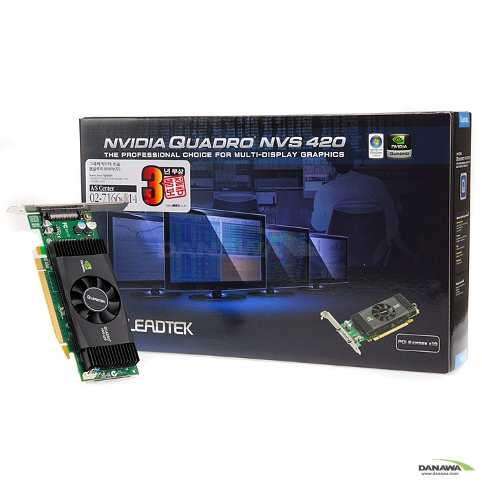 NVIDIA 쿼드로 NVS 420 512MB PCI-E x16 ABKO_이미지