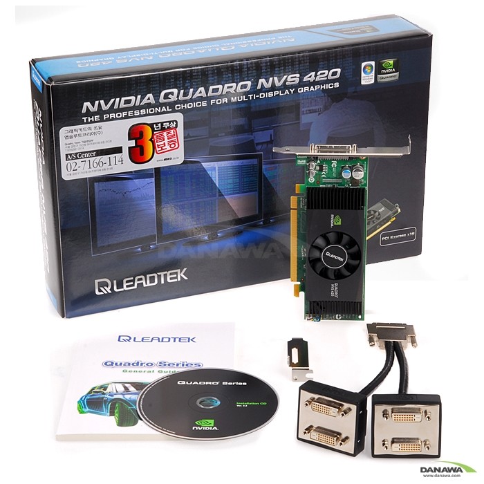 NVIDIA 쿼드로 NVS 420 512MB PCI-E x16 ABKO_이미지