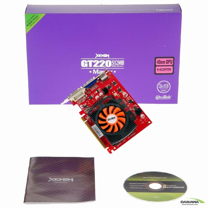 이엠텍 XENON 지포스 GT220 Master HDMI D2 512MB_이미지