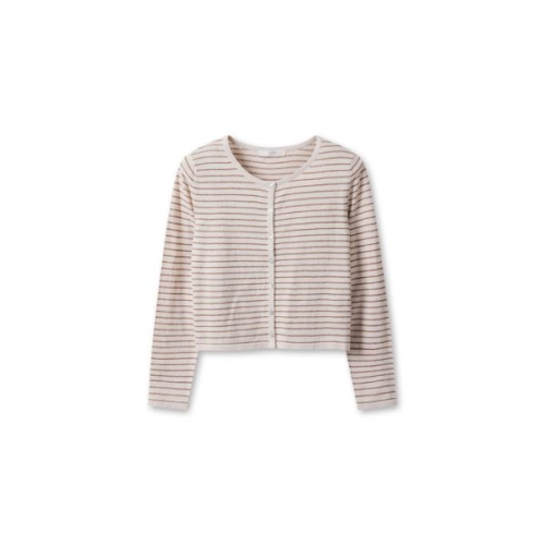 신성통상 탑텐 여성 리넨 블렌드 크루넥 가디건 MSF2EC2301