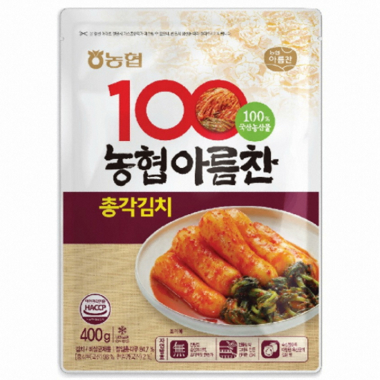 농협식품 아름찬 총각김치 400g (5개)