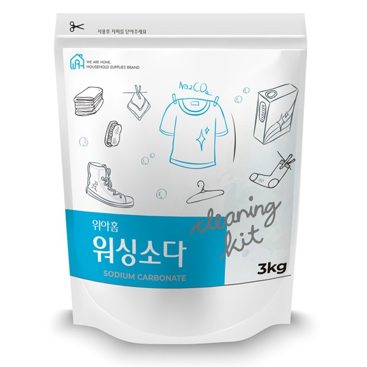  위아홈 워싱소다 3kg