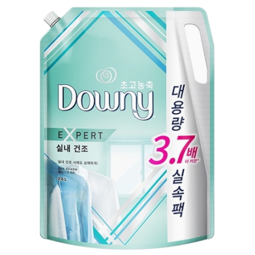 P&G 다우니 실내건조 프레시클린 리필 2.6L (2개)