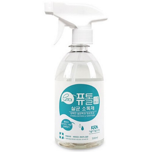 크로바케미칼 퓨톨 뿌리는 살균 손소독제 500ml (2개)_이미지