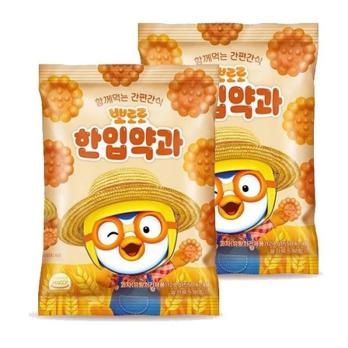 동화씨엔에프 뽀로로 한입약과 120g (2개)