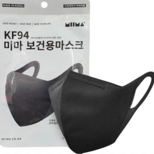 아세아도 KF94 중형 블랙 (60매)