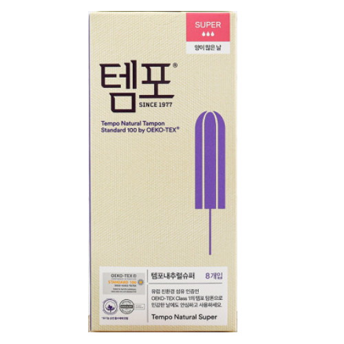 동아제약 템포 내추럴 슈퍼 8개