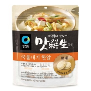 대상 청정원 맛선생 황태 국물내기한알 100g(4gx25입) (1개)