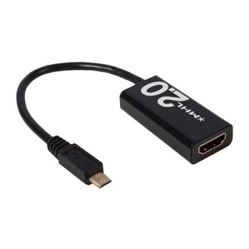 강원전자 NETmate 11핀 to HDMI MHL 2.0 컨버터 (NM-MHL220) (0.1m)_이미지