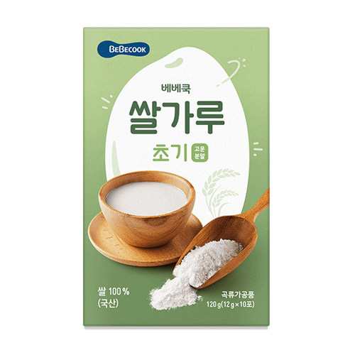 베베쿡 쌀가루 초기 12g x 10포 (1개)_이미지