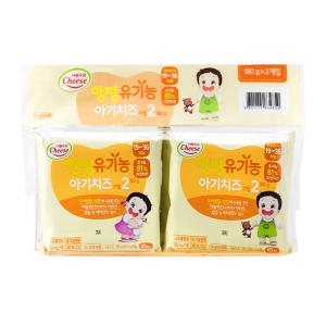 서울우유 앙팡 유기농 아기치즈 2단계 18g (20매)_이미지