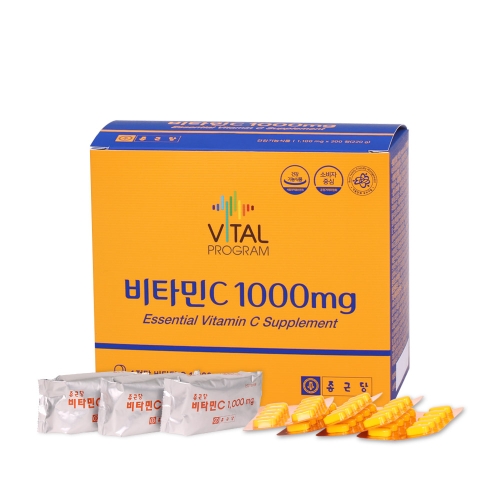 종근당건강 비타민C 1000mg 200정 (5개)