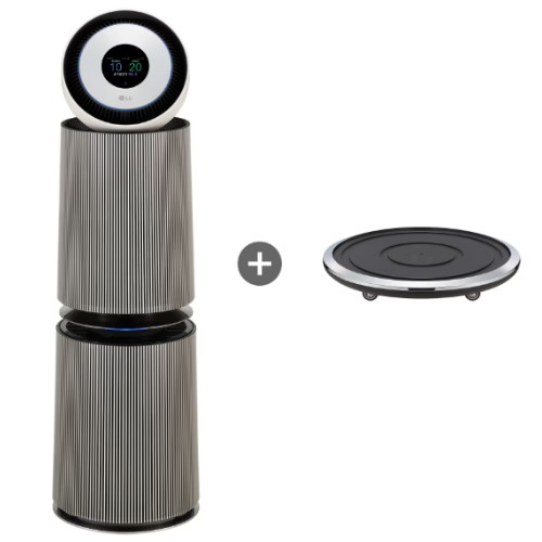 LG전자 오브제컬렉션 퓨리케어 AI 360˚ UV살균 AS355NSEL (무빙휠 포함)