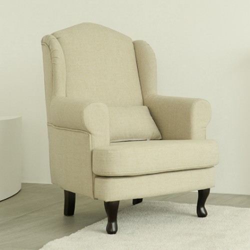 로코코 보노 윙체어 패브릭 소파 1인용_이미지