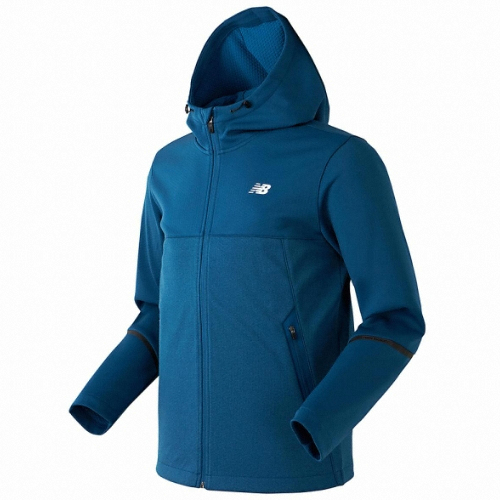 뉴발란스 시즌리스 헥사곤 플리스 후드 집업 자켓 NBMD946031_이미지