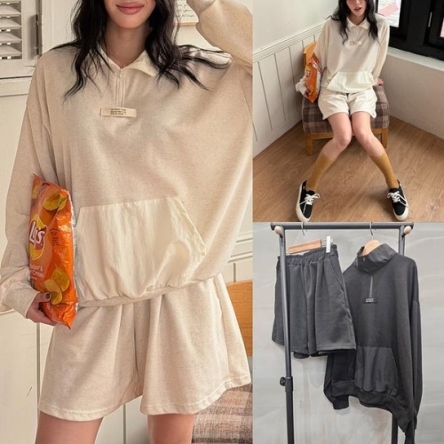 위쉬몰 GO 라벨코튼아노락세트 X193H602 빅사이즈