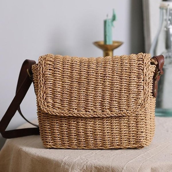 더블디 토트백 크로스백 여름 라탄 여성가방 LKB533 10066801A