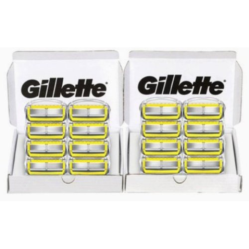 질레트 퓨전 프로쉴드 옐로우 면도날 (16개)_이미지