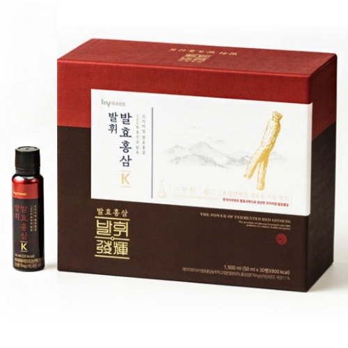  한국야쿠르트 발휘 발효홍삼K 50ml 30병 [3개]