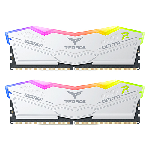 TeamGroup T-Force DDR5-8000 CL38 Delta RGB 화이트 패키지 (32GB(16Gx2))