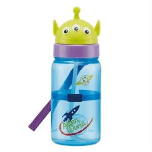 알린 얼굴 빨대 물통 350ml