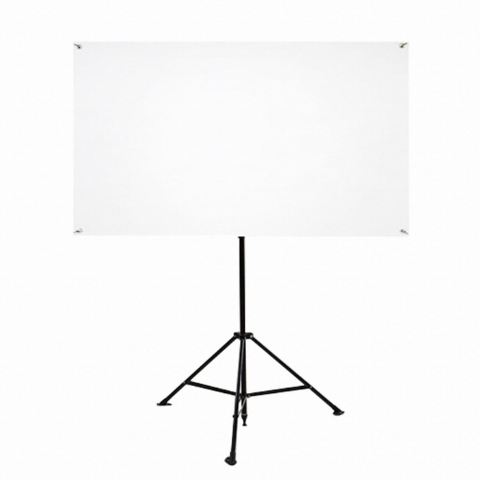 EXZEN 와이드 이동형 삼각대 스크린 (100인치, EZ-KMT100W)