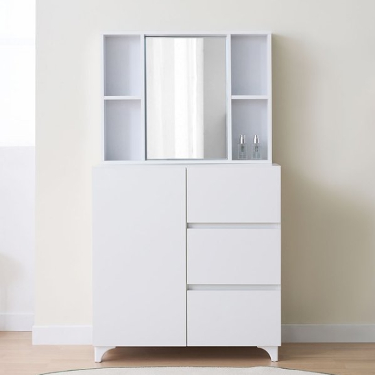 벨리카가구 고니 멀티 수납형 거울 화장대 800_이미지