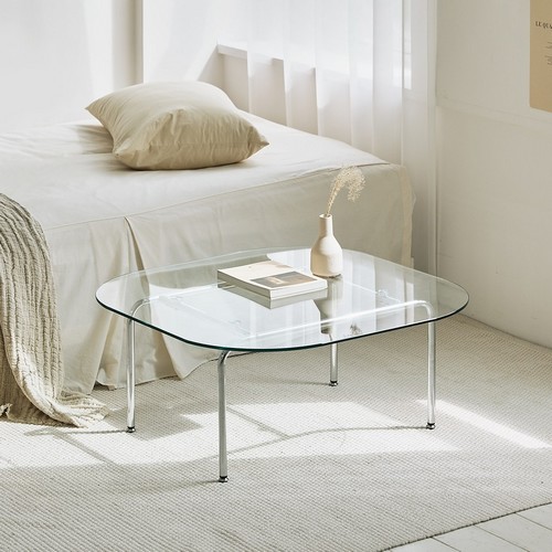 아르코 유리 거실테이블 800