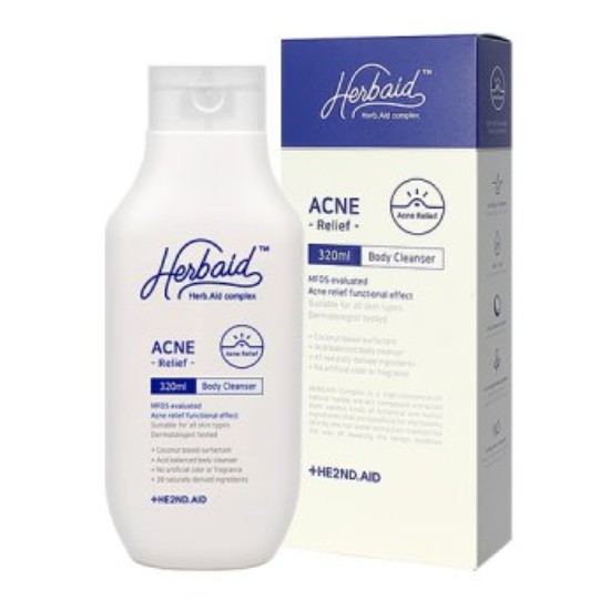 허브에이드 아크네 릴리프 바디클렌저 320ml (1개)_이미지