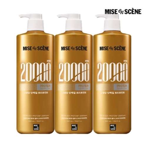 미쟝센 프로틴 테라피 클리닉 20000 트리트먼트 1000ml (3개)_이미지