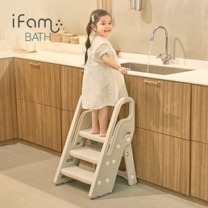 아이팜 접이식 2단 3단 스마트 손잡이 디딤대 유아디딤대_이미지