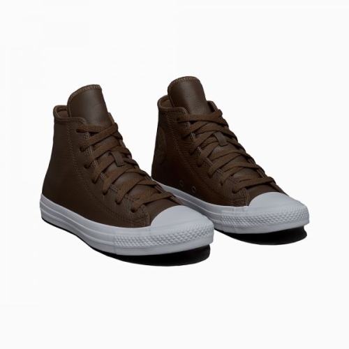 컨버스 공용 스니커즈 척테일러 올스타 레더 그라운디드 하이 AS858446