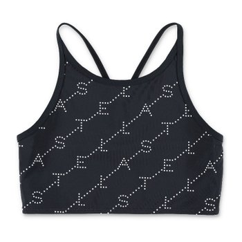 스텔라매카트니 주니어 올오버 로고 크로스 스트랩 스포츠 브라 TY8C12Z3479 930BC