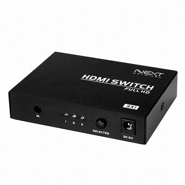 이지넷유비쿼터스 넥스트 3:1 HDMI 모니터 스위치 (NEXT-HD301SW)이미지입니다. 누르면 해당 게시물로 새창이동합니다.