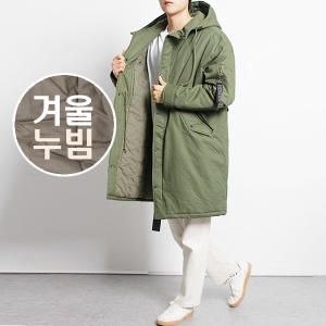 남성 겨울 사파리 오버핏 야상점퍼_701JP27