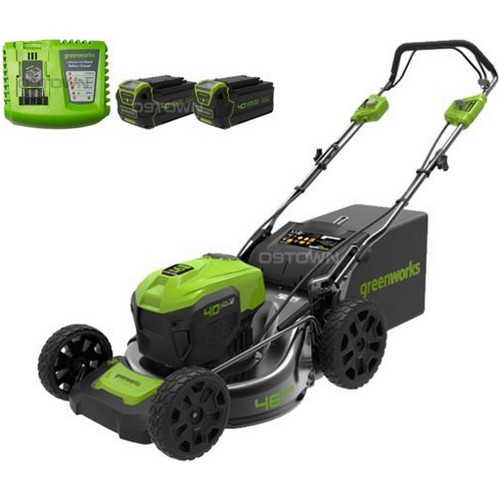 <b>그린</b><b>웍스</b> G-MAX 40V 듀얼 잔디깎기 자주식
