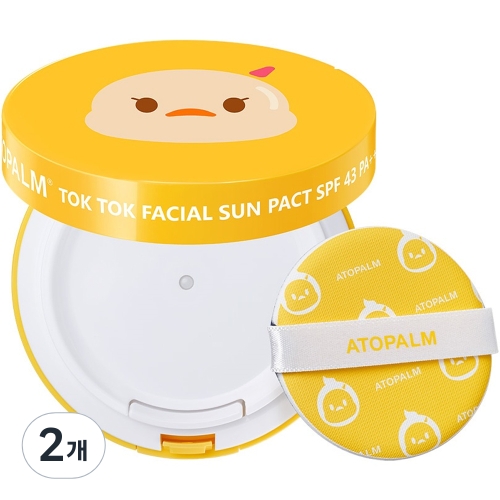네오팜 아토팜 톡톡 페이셜 선팩트 SPF43 15g (본품2개)_이미지