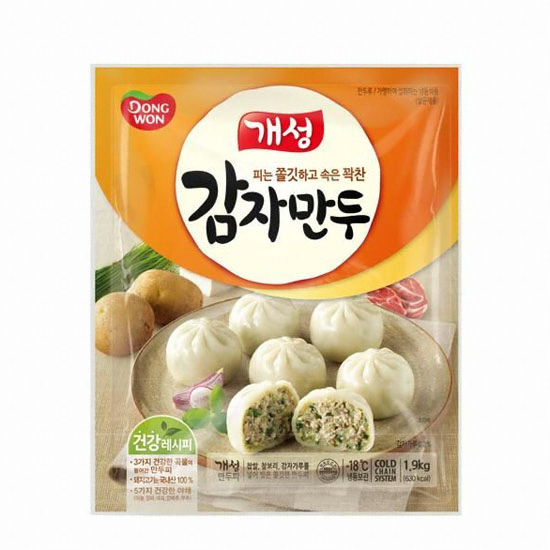동원F&B 개성 감자만두 1.9kg (2개)