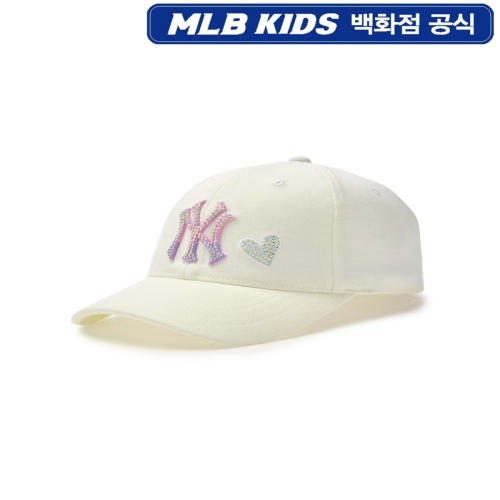 MLB키즈 베이직 스톤캡 7FCP4405N50WHS_이미지