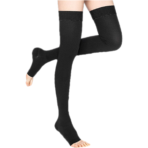 메디컬서포트 오픈토 하이 스타킹