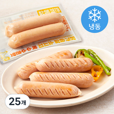 이그니스 한끼통살 닭가슴살 더블 소시지 옥수수콘맛 100g (25개)_이미지