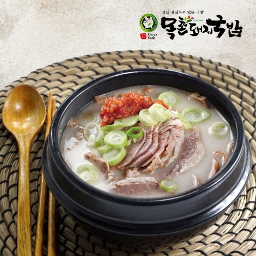 행운식품 목촌 돼지국밥 600g (10개)_이미지