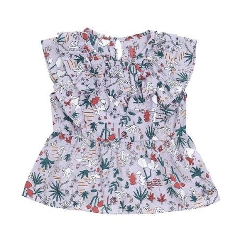 퍼스트어패럴 티파니 보라 프린트 BL T13KCB030