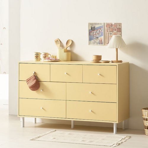 네시노  나오미 7단 서랍장 1200