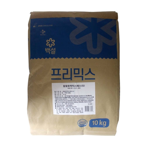 CJ제일제당 백설 찹쌀호떡믹스 10kg