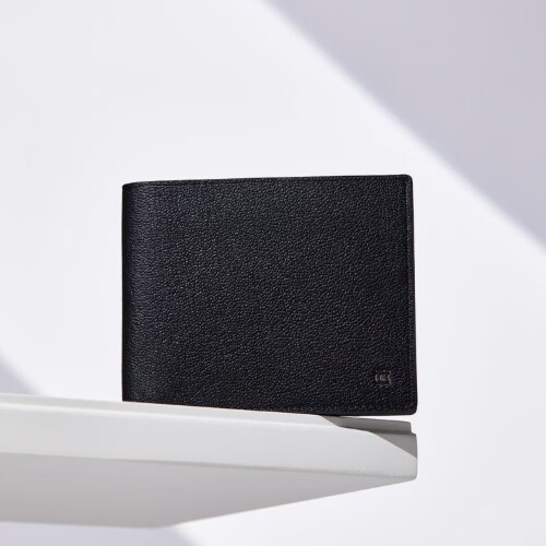 닥스 남성 블랙 슬림 반지갑_DBWA6E725BK_이미지