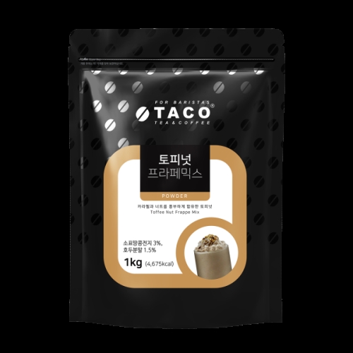 아이에스씨 타코 토피넛 프라페믹스 파우더 1kg (12개)_이미지